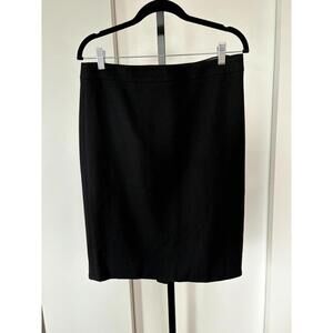 J Crew The Pencil Skirt Wool Black 8